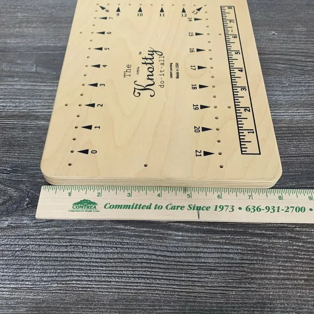 The Little‎ Knotty do-it-all Beading Jewelry Making DIY Wooden BOARD